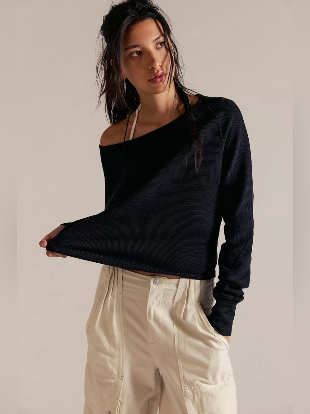 NWT! Free People We The Free Jess Long Sleeve Sz Small - Picture 4 of 5